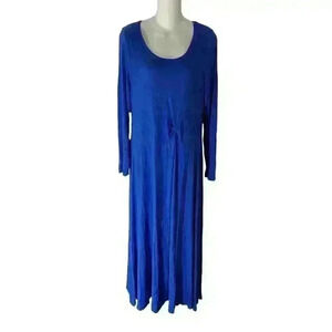 Soft Surroundings Dress Women's Medium M Blue Nwot